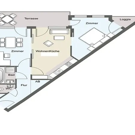 Apartamento Seepark Haus Altensien - 465 Mit Balkon